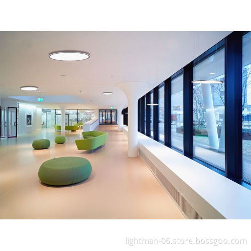 Modern Round Commercial LED Ceiling Panel Lights (300mm-600mm) Surface Mounted